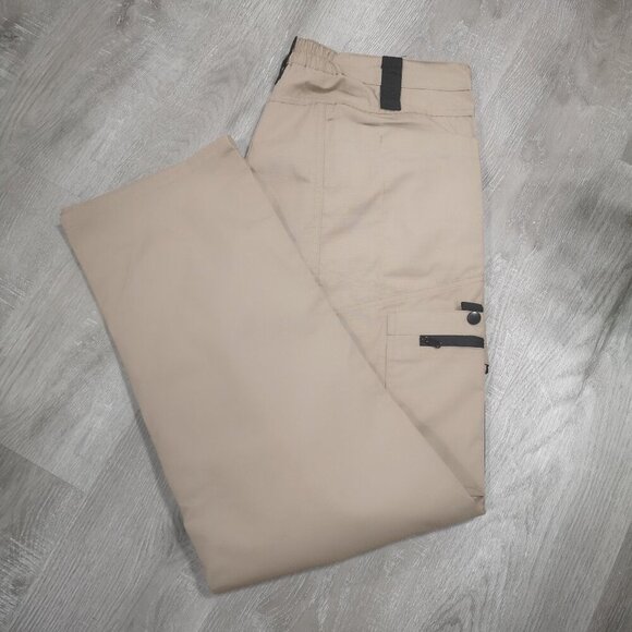 Outdoor Tactics Men's Size 2XL Tan with Black Outdoor Cargo Hiking Work Pants - Picture 10 of 13